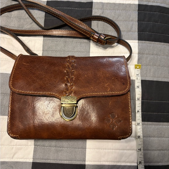 Patricia Nash Brown Leather Crossbody Bag - Picture 12 of 12